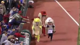 Final Hot Dog Race of 2012 at Progressive Field