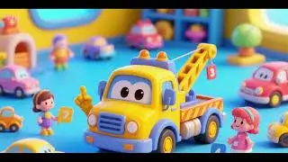 Little Tow Truck Counts His Friends | Counting Song for Toddlers | Nursery Rhymes & Kids Learning