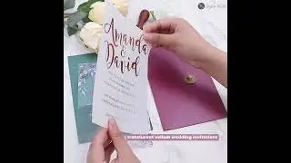 vellum paper invitations vs acrylic invitation