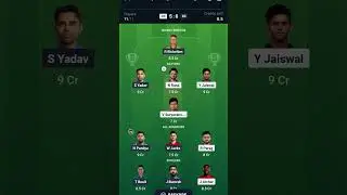 RR vs MI FANTASY 11 #rrvsmi #rr #mi #fantasyteam #shorts #rajstanroyals #mumbaiindians #ipl