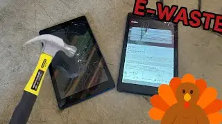 Amazon kindle durability test! (Happy thanksgiving!)