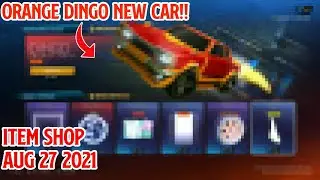 Rocket League Item Shop Today Aug 27 2021 Orange Dingo Car,Grey Tsunami Beam Boost, Saffron SharkFin