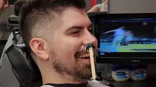 Nose Waxed 👃 First Time