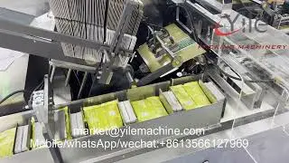 Sachet Pouch Food Automatic Cartoning Machine ,Top Load Case Packing Machine , Case Packer Machine
