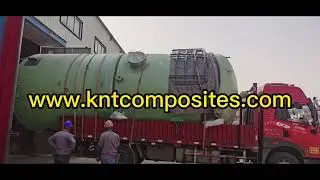 Kinds of chemical resistant GRP tanks, flat or Dome top