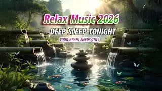 Deep Sleep in 5 Minutes &ndash; Zen Rain Garden Healing Music 2026 | Relaxing Music