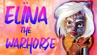 Four-Legged And Fighty // Elïna The Warhorse OOAK [Custom Doll]