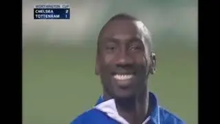 Chelsea 2-1 Spurs 2002 - League Cup 1st Leg Semi-Final - Hasselbaink x2 / Ferdinand