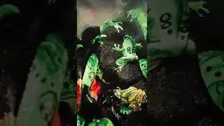 Toad-ally Toasted: Frog Print Tie Inferno #horrorshorts #horrorstories #halloween