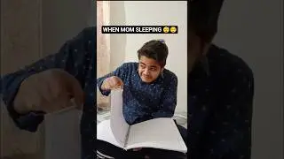 When Mom Sleeping #comedy #Mom #sleep #viral short 😴🤓