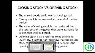 Chapter 1: Lesson 4 Closing Stock & Opening Stock (Af-Soomaali)