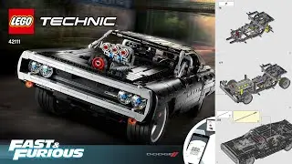 LEGO Technic 42111, Dodge Charger Доминика Торетто - инструкции по сборке