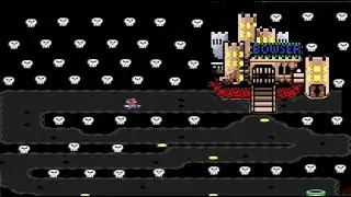 New Super Mario World: Mario's Amazing Adventure 100% World 8: Bowser's Dark Hole Part 1