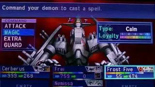 SMT Devil Summoner Soul Hackers VS Soulless God Oumagatsu UP (Extra Boss Hard Difficulty)