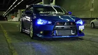 Evolution. 2008 Mitsubishi evo x SSS package octane blue evo 10