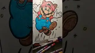 Super Mario Bros Completed Coloring Page Nintendo