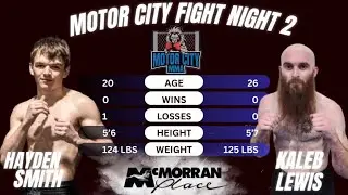 Hayden Smith vs Kaleb Lewis | Motor City MMA Fight Night 2  
