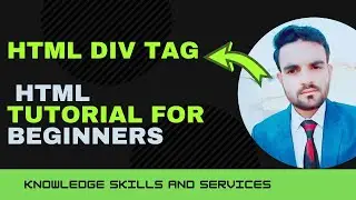 HTML Div Tag [Lecture-33] [HTML tutorial for beginners in Urdu/Hindi]