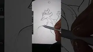 Drswimg a Yellow Dragon! #art #drawing #sketch #procreate #digitalart #cartoon #howtodraw #design