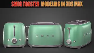 Topology Hard Surface: Correct topology of a Smeg Toaster Modeling In 3ds Max-Part02 || N&deg;_93