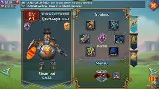 Lords Mobile | Steambot in new limited challenge, stage 1 😎