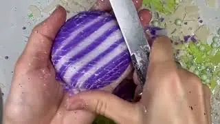 ASMR soap (crashing, cubes, slice)