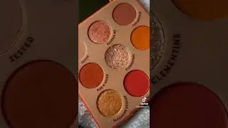ColourPop Cosmetics Orange You Glad Swatches