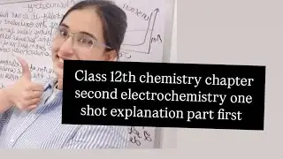 Class 12th chemistry chapter second electrochemistry kohlarahaw'law and it's numericals 