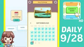 Connect Word Daily Challenge September 28 Answers Walkthrough