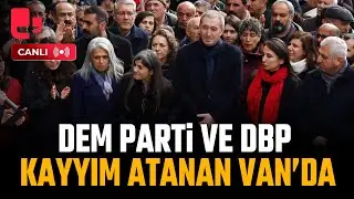 #CANLI | DEM Parti ve DBP'den Van'a atanan kayyıma karşı basın açıklaması