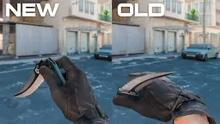 CS2 Bayonet, Butterfly and Flip - New changes in animations Comparison