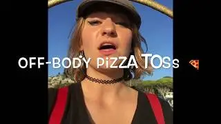 Off-body pizza toss tutorial **NEW MOVE for hula hoopers