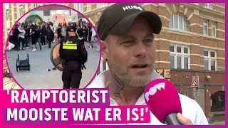 Complete chaos in Scheveningen, ME bekogeld: &lsquo;Klo*tzakken!&rsquo;