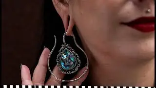 Vague Abalone Ear Weights | UrbanBodyJewelry.Com