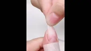 Super short half cover fake nail tips. #nail #naildesigns #fakenail #falsenails