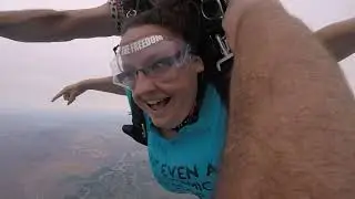 Jamie Peterson's Tandem skydive!