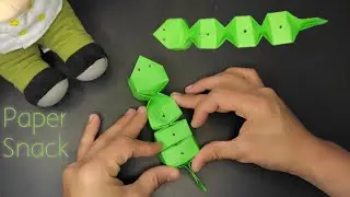 Origami Sliding Paper Snack | Make Snack with paper | Fun & Easy Origami | How to make Snack