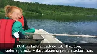 Euroopan solidaarisuusjoukkojen vapaaehtoistiimi Inarissa kesällä 2020