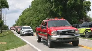 VIDEO | Procession returns fallen Okolona firefighter's body from Tennessee