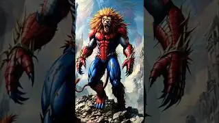 Spider Man aur Lion milkar kya bante hai? 😲 #shorts #spiderman #cartoon #spidermancartoon
