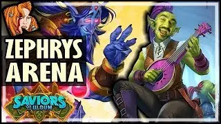 I MADE A ZEPHRYS DECK IN ARENA! - Saviors of Uldum Hearthstone