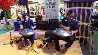 Relaxing Handpan Performance by Thailand Duo | Nonon