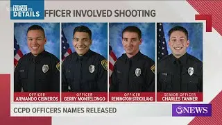 Police announce the four Corpus Christi officers involved in the shooting shooting on March 29