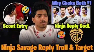 NinjaJOD Reply GodLike & Target Troll💀 Why RNTX Choke & PunK🥵 Scout x NinjaJOD