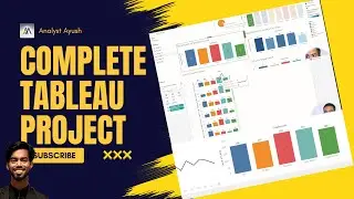 Complete  Tableau Dashboard with Dataset Within 15 Min | Hindi Explained #tableauvisualization
