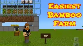 BEST Beginner Bamboo Farm for 1.20! Easy, Simple, Efficient! Bamboo Blocks
