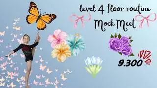 USAG Level 4 Floor Routine 2025 Mock Meet 