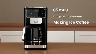 How to Make Iced Coffee with the Gevi 12Cup Coffee Maker &ndash; Easy & Refreshing!