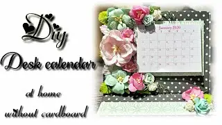 diy Desk calendar at home | without cardboard | mini calendar with paper | very easy |