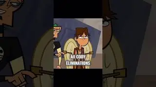 All Cody |Total Drama| eliminations #foryou #totaldrama #totaldramaworldtour
